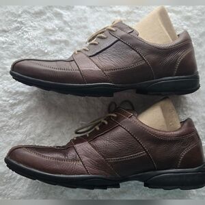 Clarks Rich Brown Leather Derbys
